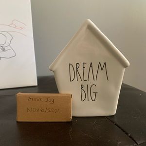 Rae Dunn “Dream Big” Coin Bank